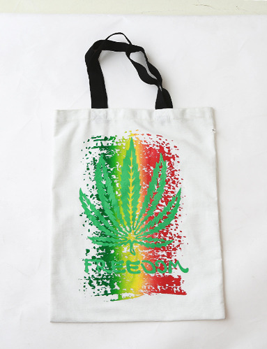 라스타 간자 프리덤 숄더백  자메이카 레게 마리화나 가방