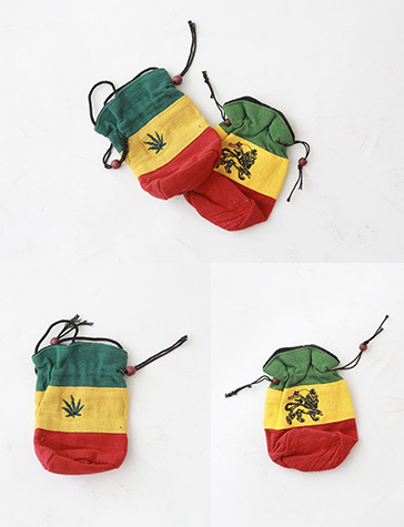 라스타 복주머니 (2종)  자메이카 레게 가방
