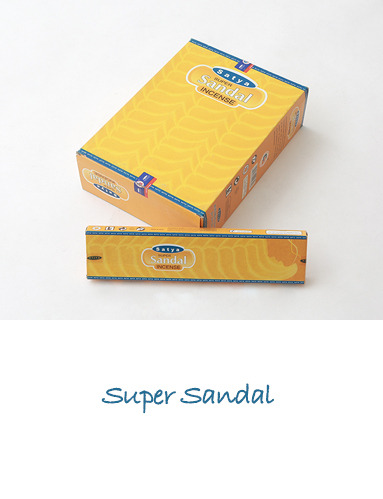 Satya Super Sandal  슈퍼 샌달 (백단)  아로마 인센스 스틱