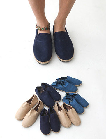 히피 헴프 내츄럴 슬립온 (3종)  보헤미안 에스닉 스타일 신발