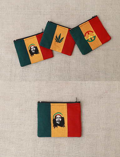 뉴 라스타 동전지갑 (3종)자메이카 레게 스타일 소품