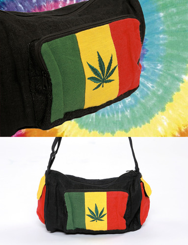 라스타 양사이드 포켓 가방 (2종)  자메이카 레게 크로스백