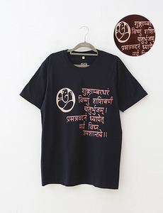 힌디 가네샤 티셔츠 (2종) (M)  에스닉 인도스타일 상의